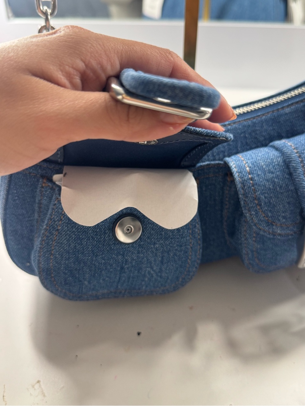 Coac Denim Ashton Shoulder Bag - Picture 3 of 5